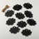 Cretaceous price tag "suspended" 8 × 5.8, a cloud, (packaging 10 pcs.), Black and white color