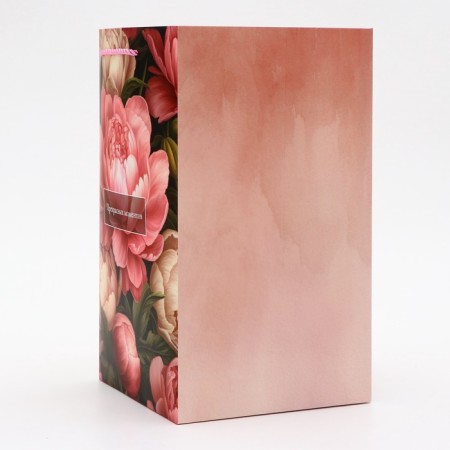 Carrying for flowers with a liner, "beautiful moments", with handles, 20 x 20 x 35 cm-3