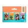 A set of magnetic bookmarks "read with a raccoon", 4 pcs.