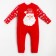 Combineson crumb I "Happy Winter 2", height 80-86 cm, red