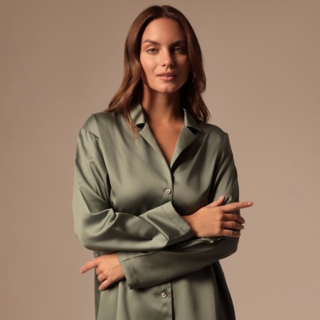 Home suit (shirt and shorts) SL Home p. XL, green-4