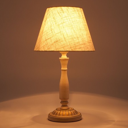 London 1x60W table lamp E27 white, gold-1