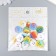 Buttons wood for creativity 4 punctures "Rainbow" set 20 pcs mix 1.8x1.8 cm