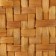 Wicker basket, 26 x 11 x h13/25 cm, honey, sequoia
