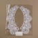 Collar sewing, guipyur, 21 × 7 cm, white color