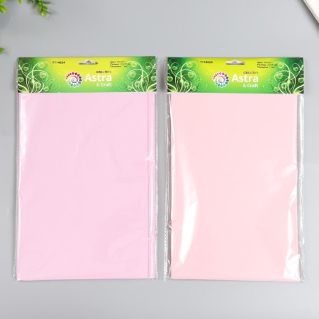Foamiran 1 mm, 20x30 cm (set 10 sheets) BK027 Dusty rose-4