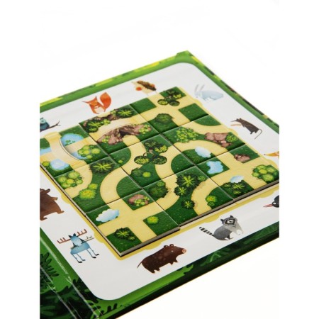 Game of magnetic puzzle "Forest guests. Find the right path "-4