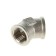 Valtec square, 1/2 ", 45 °, internal thread, nickelly brass