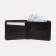 Male purse without fastening, department for bills, for cards, brown color