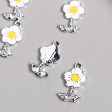 Decor for creativity metal, enamel, rhinestones 