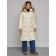 Coat insulated winter female, size 46, color light-beige