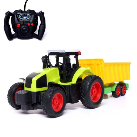 Radio -controlled tractor "farmer", works on the battery