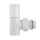 Set of design-valules Royal Thermo Piano, corner, 1/2 ", white