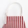 Apron Dolyana "strip red 67 x 74cm, 100%PE