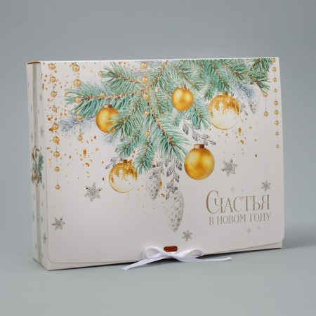 Gift Gift "White Tale", 31 x 24.5 x 8 cm, New Year-2