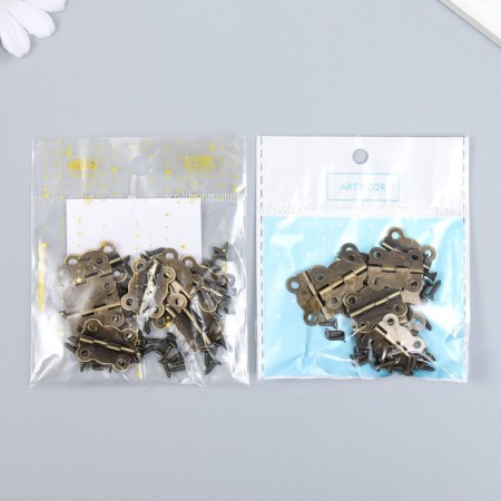 The loop is the overhead opening angle of 180 degrees + nails. set 10 pcs 2x1.7 cm-6