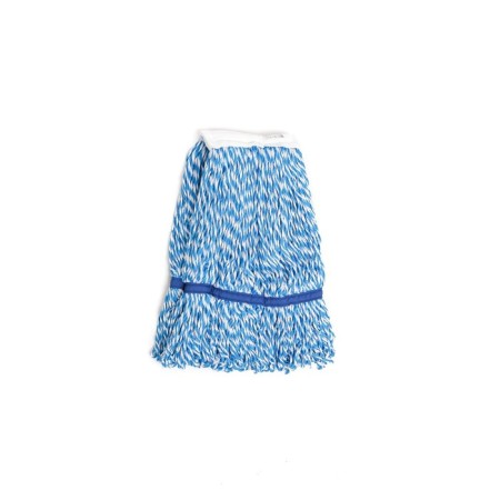 Kentucky mop Nazadka, rope microfiber, blue/white color 200 g