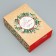 Folding box “Happy New Year”, wreath, 16 x 23 x 7.5 cm, New Year
