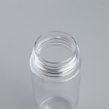A bottle with a brush for washing, with a dispenser, 150 ml, white/transparent color-7