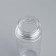 A bottle with a brush for washing, with a dispenser, 150 ml, white/transparent color