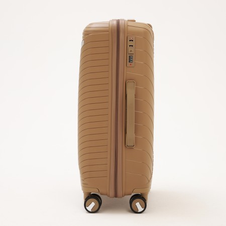 Middle suitcase 24 ", lightning department, code castle, 4 wheels, brown color-2