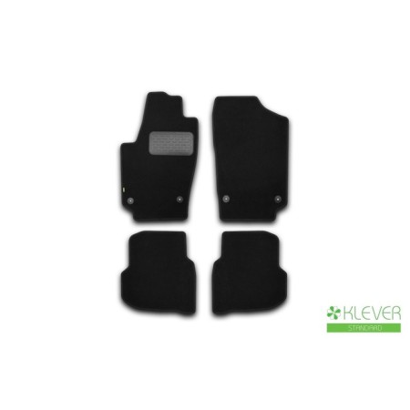 3D mats in the Renault Kaptur salon, 04/2016-2020, polyurethane, increased wear resistance, set 4 pcs