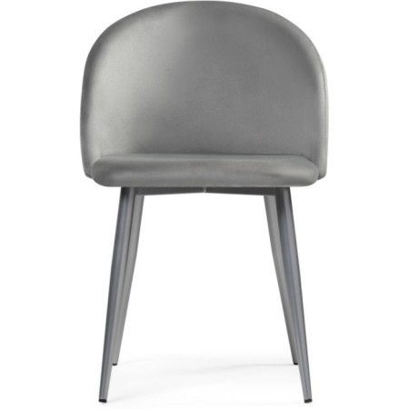 ALDO 1 Metal/velor, gray/gray 50x50x78 cm stool-2