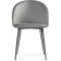 ALDO 1 Metal/velor, gray/gray 50x50x78 cm stool