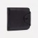 Male purse on the button, black color