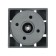 Support square regenerate. Orc-18k, n 18mm, matte chromium color