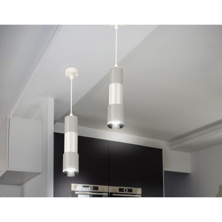 Ambrella Light, Techno, XP7423001, Gu5.3, Gray Sand, Polished Silver, Polled Silver-3