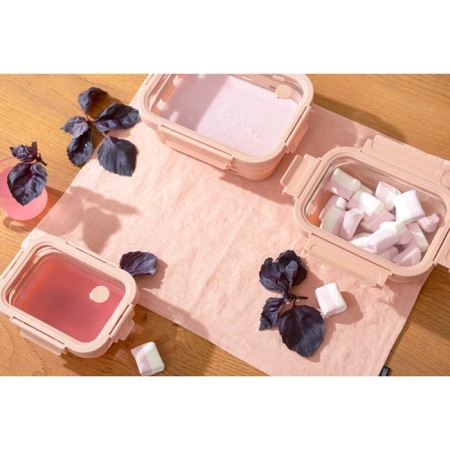 Container for baking, storage and carrying of products in the Smart Solutions cover, beige color, 370 ml-17