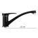 Kitchen mixer Ulgran u003-308, black color
