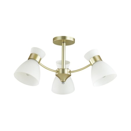 Wilma chandelier, E27 3x40W, color matte gold, white-1