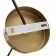 Lamp Bayerlux 2268/1 LED 12W gold 34x34x20.5-120.5 cm