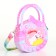Bag's bag with lightning, pink color