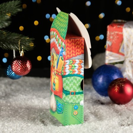 Gift box "Hare New Year", 12 x 7 x 23cm-2