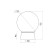 Lamp ERA NBP 01-60-004, E27, 60W, 150x150x192 mm, IP20