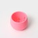 Potor Potion Potor Plutic Plastic, 450 ml, D = 12 cm, h = 10 cm, pink color