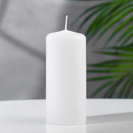 Candle - cylinder, 5x11.5 cm, 25 hours, 175 g, white