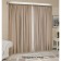 Set of curtains "Canvas", size 200x260 cm, 2 pcs, beige color