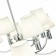 Suspended EVOLUCE lamp. Sle111303-12. Monza. 12x40 watts, E14, 96x96x36.5 cm, chromium color
