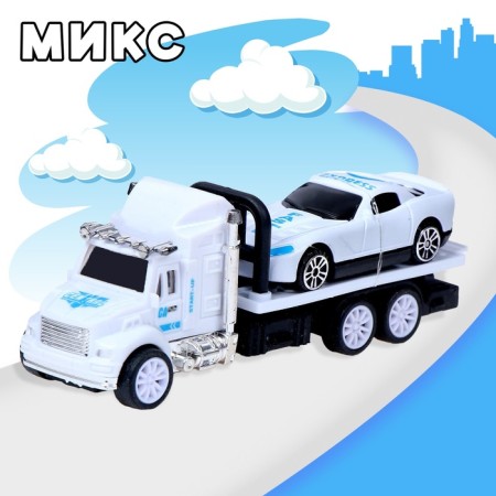 Inertial “tow truck” with a machine, mix-11