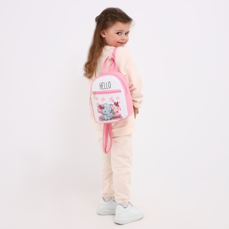 Baby backpack on lightning, pink color-2