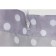 The bathroom curtain "White Peas", 180 x 180 cm