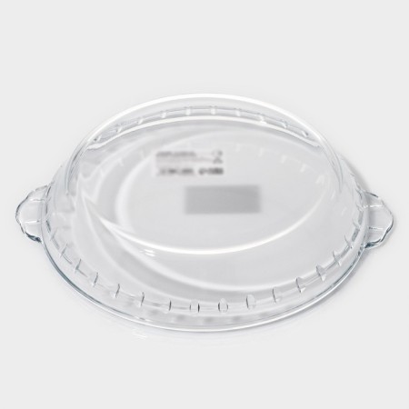 Form for baking and baking of heat -resistant glass Round shade, 1 l, d = 22 cm-3