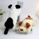 Soft toy "Dog", 75 cm, black and white color