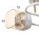 Chase "Novella" 2he27 40W white-gold 48x26x27 cm Bayerlux