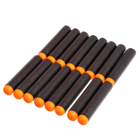 Blaster "Fast", shoots with soft bullets, works from batteries-12