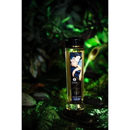 Shunga massage oil midnight flower, exciting, natural, 240 ml-6
